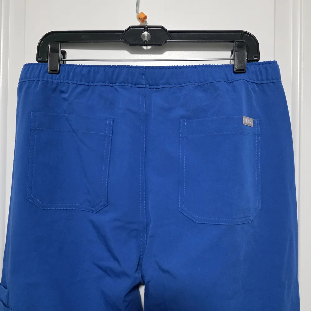 Figs Cairo Cargo Pants Scrubs Blue Medium NWT!